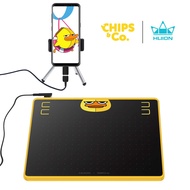 HUION HS64 Graphics Drawing Tablet Battery-Free Stylus Android Windows macOS with 6.3 x 4inch