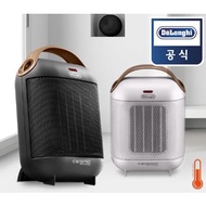 DeLonghi Electric Ceramic Space Fan Heater, White / Gray
