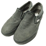 VAINL ARCHIVE x VANS 24SS 特別版 CLASSIC SLIP-ON 牛仔布經典款 Slip-On VNOOOBVZRUX US10 (28cm) 黑色棋盤格運動鞋 [二手] [