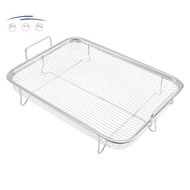 Air Fryer Basket for Oven Non-Stick Air Fryer Mesh Basket Air Fryer Tray Wire Rack Basket