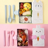 MYBABY 4PCS Children To Go Out To Divide The Food Supplement Box Environmental Protection Lunch Box 
