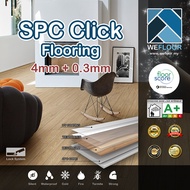 SPC 4MM + 0.3MM Click Flooring Wood Series (Stone Polymer Composite)