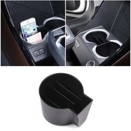For BMW X1 U11 2023+ABS black car styling central control cup holder partition organizer storage box car interior accessories