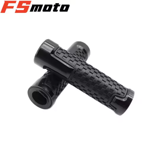 For Yamaha YZF R1 R1M R15 R15M R25 R125 R6 R6S All years Motorcycle 7/8"22mm Aluminum Rubber Handle 