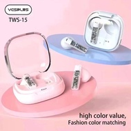 YESPLUS TWS-15 TWS Wireless Bluetooth V5.2 Earbuds Headset / Hi-Fi Super Bass / Zero Latency / Smart