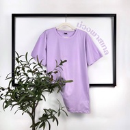 MEMORY เสื้อยืดคอตตอน เสื้อยืดแขนสั้น คอกลม สีพาสเทล สีมินิมอล สีชมพูพาสเทล สีฟ้าพาสเทล สีเขียวพาสเท