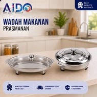 Stainless Steel Buffet Container Buffet Set Serving Container Glass Lid ROUND WARMER ROUND BUFFET CO