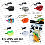 RIPPLE-ASH Spinner bait SPIN TR BIG SIZE 10Z  HEAVY COVER SPINNER Bait untuk mama toman spinner bait