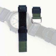 Suitable for Casio Forester Series FT-500WC-3B/5B/1B Velcro Canvas Sticker PU Leather Strap