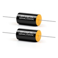 2PCS Capacitor Frequency Divider 250V 3.3UF Car Tweeter Audio Speaker Frequency Divider Crossover Po