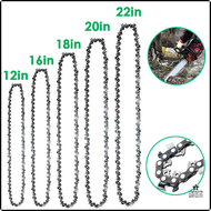 [9027] 12/16/18/20/22 Inch Gasoline Chainsaw Chain Oil Chainsaw Saw Blade Parts Garden Power Tools H