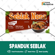 Baligho Seblak Banner Printing Custom Banner Printing