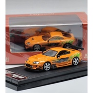 Time Micro Toyota Supra A80Z MARK IV Fast and Furious Limited Edition Sunrise Orange
