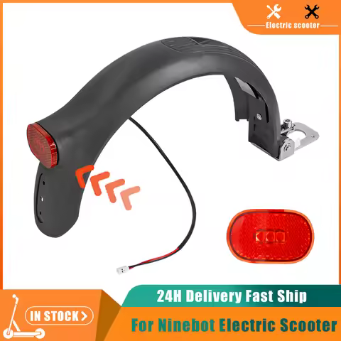 Rear Tail Light For Segway Ninebot E25 E45 E22D Electric Scooter Waterproof Safety Signal Warning Li