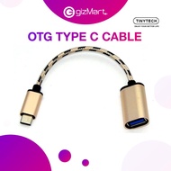 TINYTECH USB Converter Cable OTG extension Type-C Cable OTG Cable 15 cm suitable for Type C Smartpho