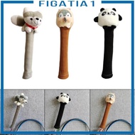 [figatia1] Badminton Racket Badminton Racket Grip Animal Doll Cute Decorative Anti Slip Tennis Grip Badminton