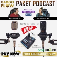 PODCAST Mic Microphone BM800 PACKAGE BM 800 Mixer A4 Youtube Recording