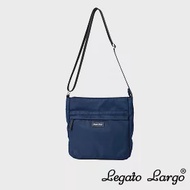 Legato Largo Lieto 中性款防潑水斜背包- 深藍