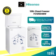 HISENSE 128L Chest Freezer Peti Pembeku Peti Sejuk Beku 冷藏箱 冷冻箱 FC125D4BW Fridge Hisense Chest Freezer Peti Ais 冰箱