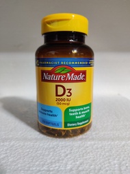 American Nature Made Days Beautiful Liquid Vitamin D3 Vd Vitamin Vd3 2000Iu * 250 Tablets