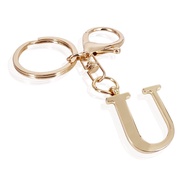 LAXPICOL Gold Letter A-Z Keychain for Women Bag Charms Purse Charms For Handbags Metal Alphabet Init