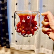 創意雙層玻璃杯 高顏值 透明 隔熱咖啡杯