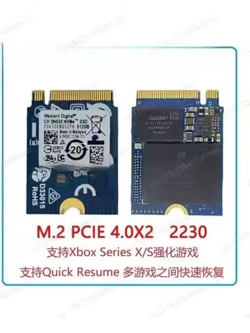 SN530 SN560 M.2 2230 SSD 512GB 1TB PCIe 4.0 x2 Solid State Drive Compatible With Xbox Series X/S Enh