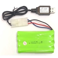 9.6v Spare Battery 8000mAh Ni-Cd Rechargeable Pack - 3Pin Plug
