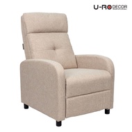 U-RO DECOR เก้าอี้/โซฟาพักผ่อน ปรับนอนได้ พร้อมที่วางขา รุ่น JANI (เจนี่) สีเบจ  Recliner chair/ Sof