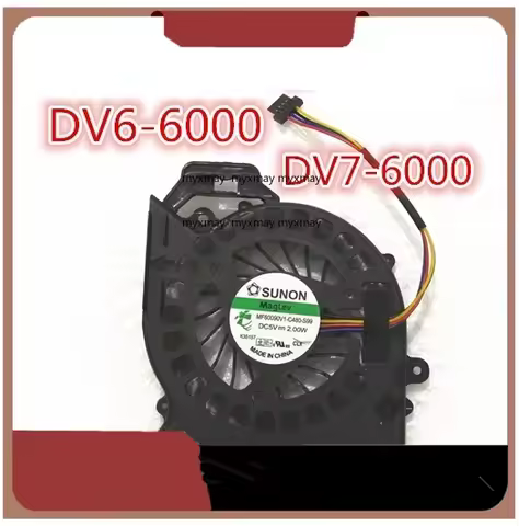 SSEA New OEM CPU Fan for HP Pavilion DV6 DV6-6000 DV6-6050 DV6-6090 DV6-6100 DV7 DV7-6000 AD6505HX-E