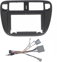 9'' Car Radio Stereo Dash Install Kit Wiring Harness fit for Honda Civic (EJ/EK/EM) 1995-2001 Right 