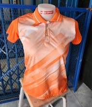 เสื้อคอปก   SA303  เสื้อกีฬาหญิง SPORT DAY ผ้าไมโครพิมพ์ลาย เสื้อสีม่วงหญิง เสื้อเหลืองหญิง  เสื้อม่