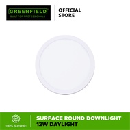 Greenfield Surface Round Downlight 12W Daylight
