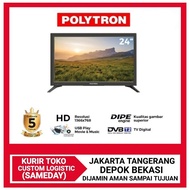 sale LED Digital TV 24" Polytron PLD 24V1853 / TV POLYTRON 24Inch
