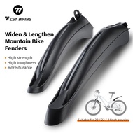 WEST BIKING Bicycle Fenders Mountain Bike Mudguard 20/22/24 Inch Front Rear Tire Wheel MTB Bike Quic