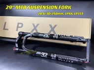 29" LPXX FORK MTB SUSPENSION FORK 100mm TRAVEL LP333 Air Suspension Fork 29 Inch MTB Fork Alloy 32mm