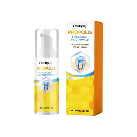 Propolis Smile Oral Mouthwash, Bee Propolis Mouthwash, Propolis Oral Mouthwash, Propolis Foam Toothp