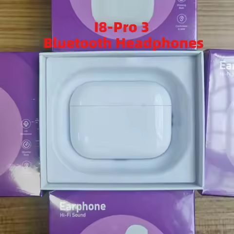 2025 New I7-gen4 Wireless Bluetooth Earbuds I8-Pro 3Active Noise Cancelling Gaming Headsetwith USB-C