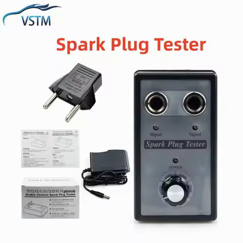 Spark Plug Tester Adjustable High Energy Ignition Spark Plug Tester Wire Coil Circuit Diagnostic Aut