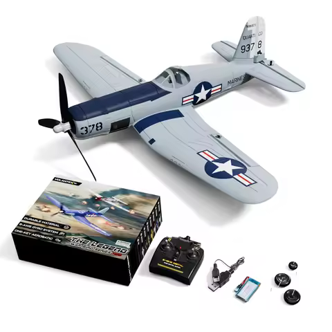 Volantex F4U Corsair RC PLANE 2.4Ghz 4CH 400mm Wingspan One-Key Aerobatic With XPilot Stabilization 