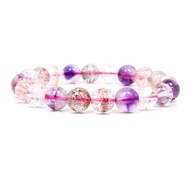 【正佳珠寶】超七 頂級聚寶盆 10mm 超七水晶手珠 日本彈力繩