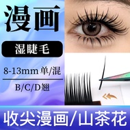 0.05 Comic Sharp Wet Eyelashes BCD Camellia Thai Barbie Sharp Eyelash Extension Eyelash Shop Dedicat