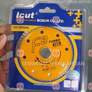 MATA F8 CERAMIC CUTTING BIT DIAMOND CUTTER 4" WET WET ICUT I CUT BOSUN F8