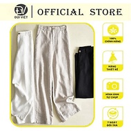 Quần suông ống rộng nam chất liệu linen thời trang cao cấp Đũi Việt