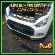 Agya front bumper lips. agya bodykit. agya jdm front lips bumper.
