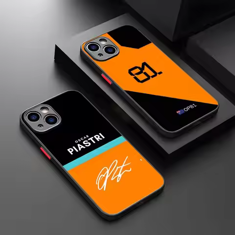 Oscar Piastri 81 Phone Case Matte Transparent For Iphone 16 15 Max 14 13 Mini 12 Pro 7 8 11 XR Xs X 