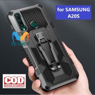 (Populer) Case Hp Samsung A20S Standing Back Klip Hard Case Hp New