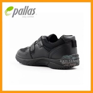 Pallas Jazz 0196 Velco Strap Black School Shoes #Kasut Hitam Sekolah Pallas Jazz
