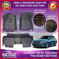 ◹ ⚾︎ 5D Deep Dish for Geely Okavango / Coolray / Emgrand 2019 - 2023 Deep Dish Car Matting High Qua