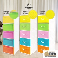 Tier Drawer Cabinet Abbaware 5 Tier Candy/Plastic Drawer/Laci Simpanan/Drawer Storage Cabinet/Almari